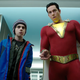 Freddy Freeman and Shazam getting into mischief.